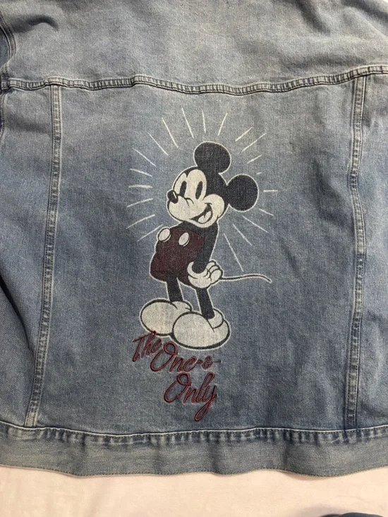 Disney Parks Denim Mickey Mouse Jacket - Picture 6 of 7